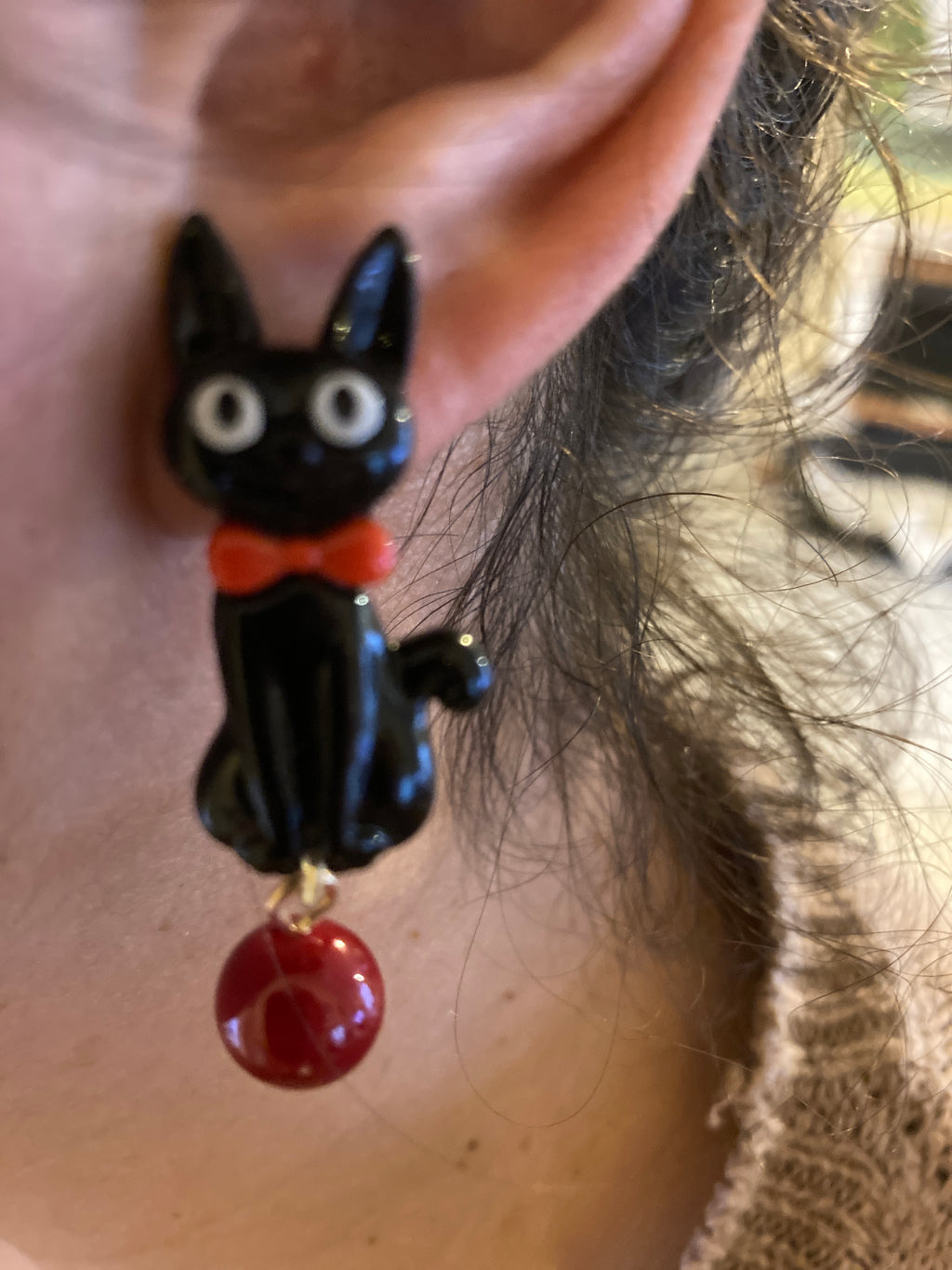 Boucles d’oreilles félines