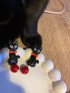 Boucles d’oreilles félines