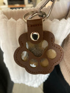 Porte-clés patte marron Souvenir de chien